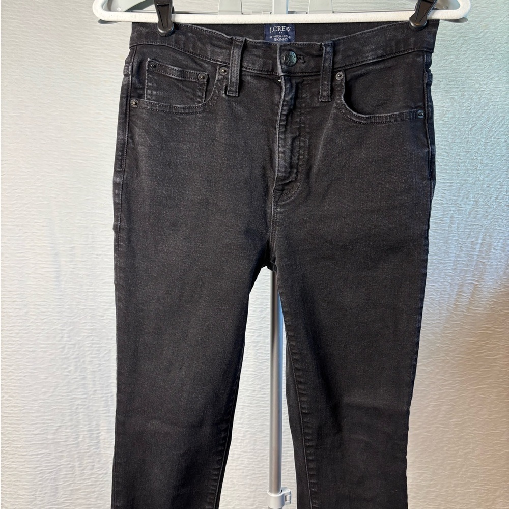 J.Crew High-Rise Skinny Jeans – Black – Size 27